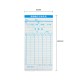 Time Recorder Punch Card