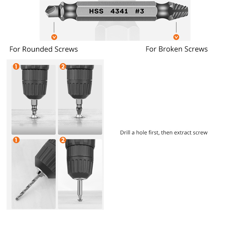 Greener 5 Piece Screw Extractor Set LEAPsupplies Singapore