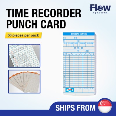 Time Recorder Punch Card