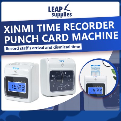 XINMI Time Recorder Punch Card Machine