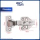 LDS Soft Closing Concealed Hinge