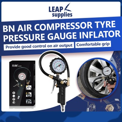 BN Air Compressor Tyre Pressure Gauge Inflator