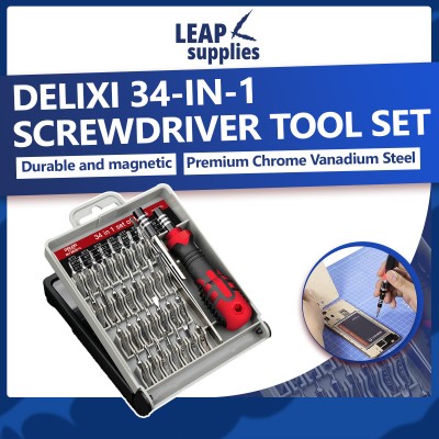 DELIXI 34-in-1 Screwdriver Tool Set