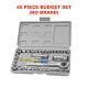 40 Pieces - Budget Grey